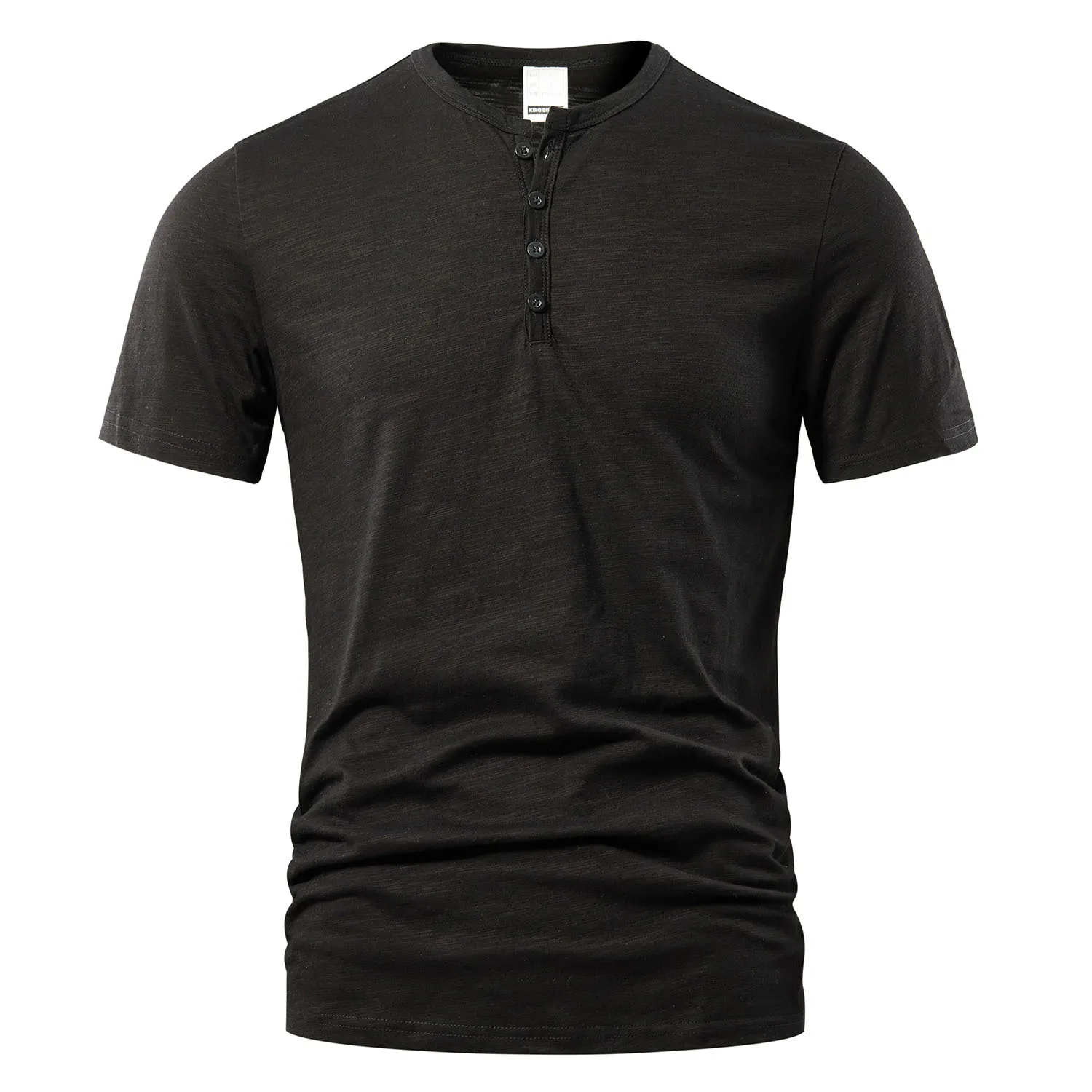Herren Lässig Henley T-Shirt | Klassisch - Image 5