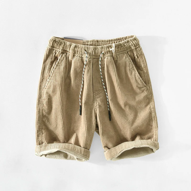 Herren Lässige Cordshorts | Atmungsaktiv und Bequem