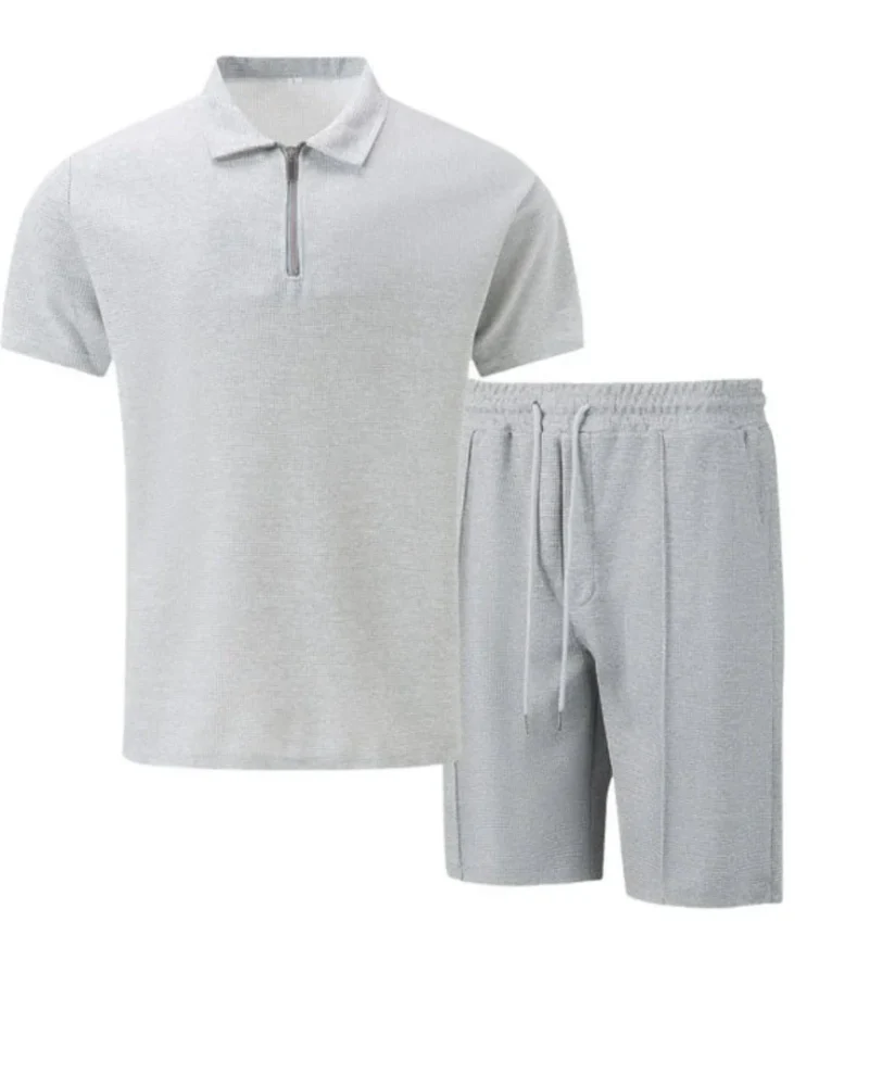 Herren lässiges Poloshirt- und Shorts-Set | kurzer hose - Image 10