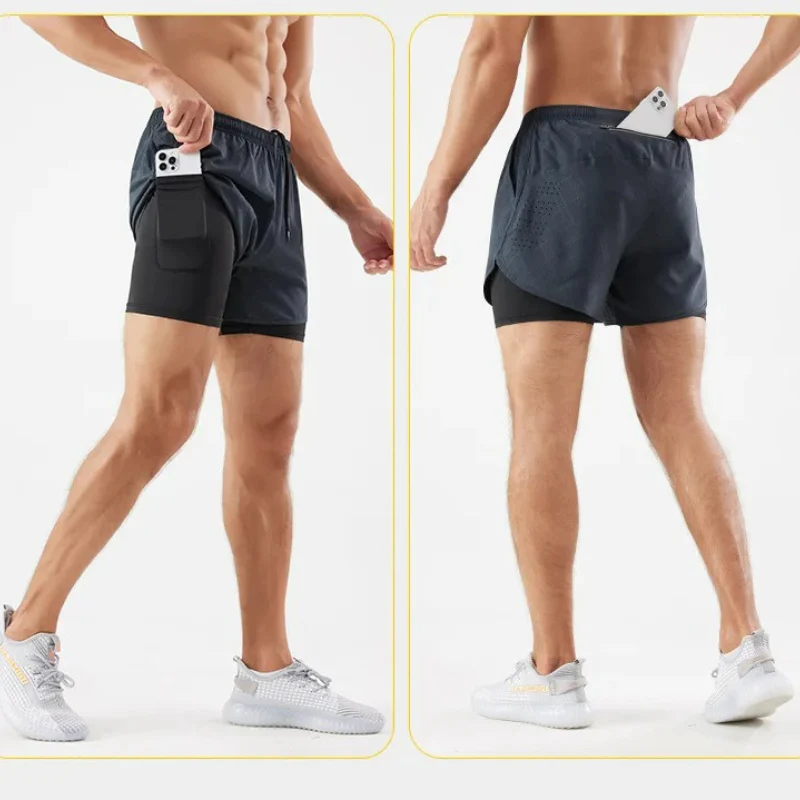 Herren-Laufshorts mit Handytasche | Sportlich - Image 4
