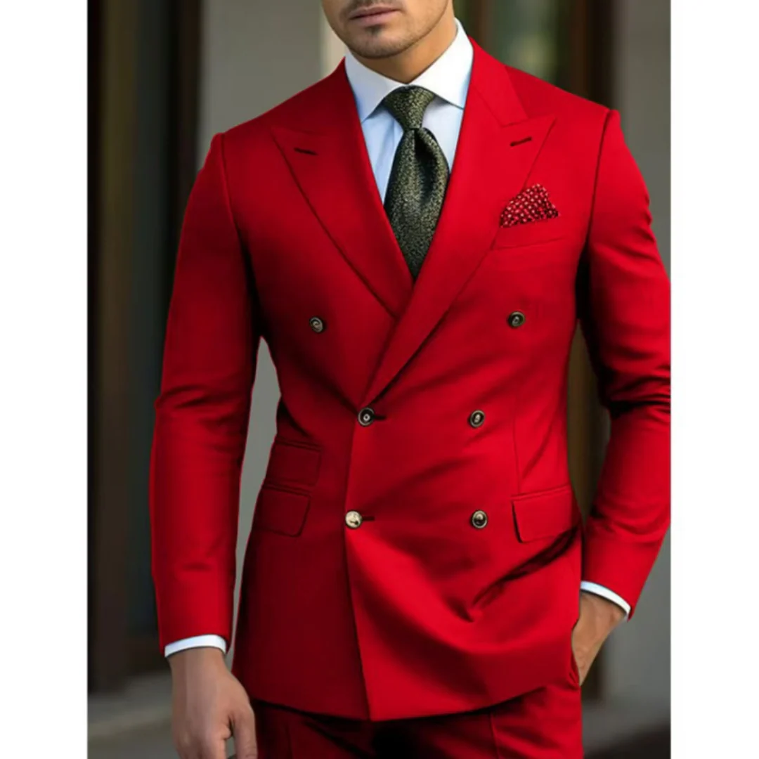 Herren Moderne und Bequem Hochzeitsgast Anzug | Zweiteilig - Image 2