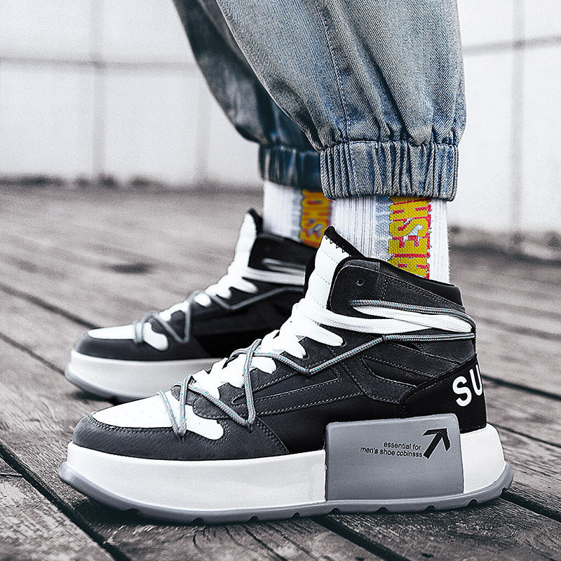 Herren Modische High-Top Sneakers mit innovativem Traktionsdesign - Image 2