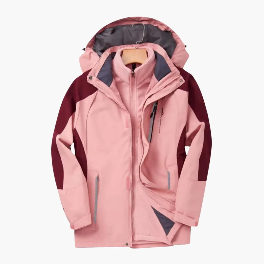 Herren Outdoor Jacke mit Reißverschluss und abnehmbarer Kapuze - Image 2
