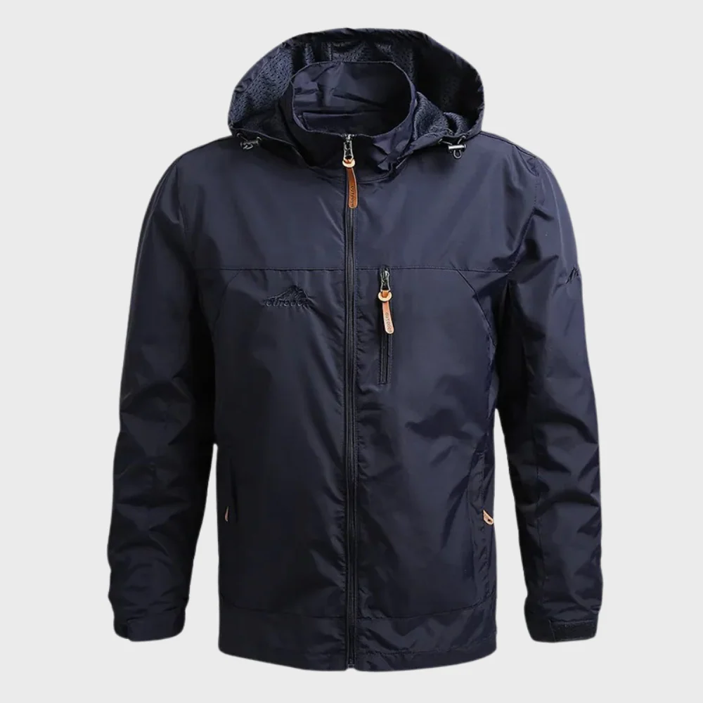 Herren Outdoor-Regenjacke mit Kapuze | Wasserabweisend - Image 3