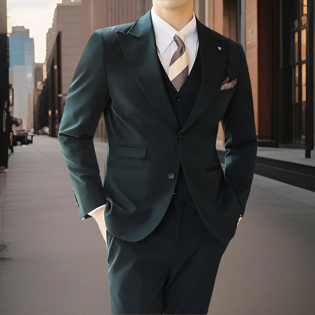 Herren Premium Hochzeitsgast Anzug | Dreiteilig - Image 4