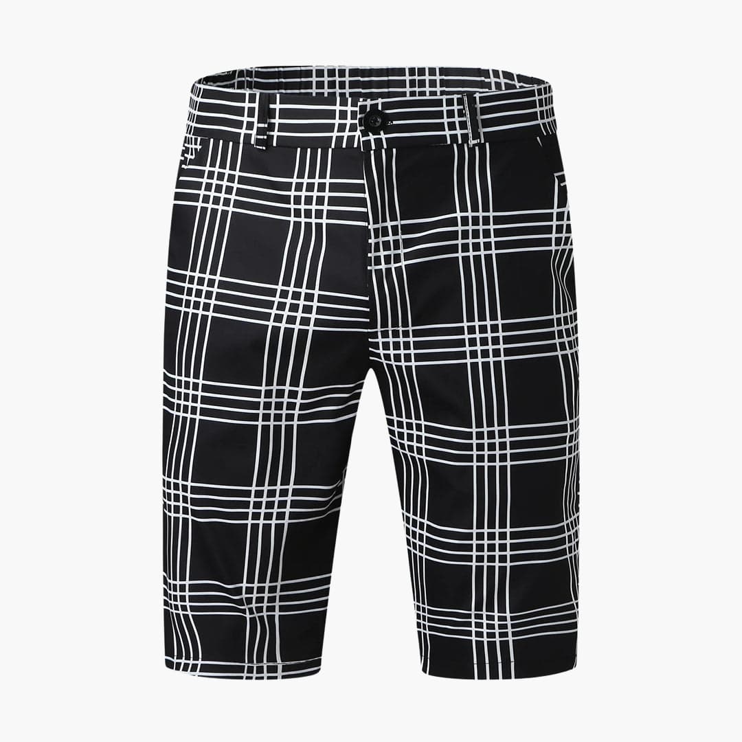 Herren Shorts mit Karomuster und Seitentaschen für Sommer - Image 2