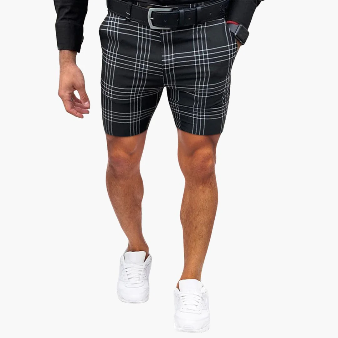 Herren Shorts mit Karomuster und Seitentaschen für Sommer - Image 5