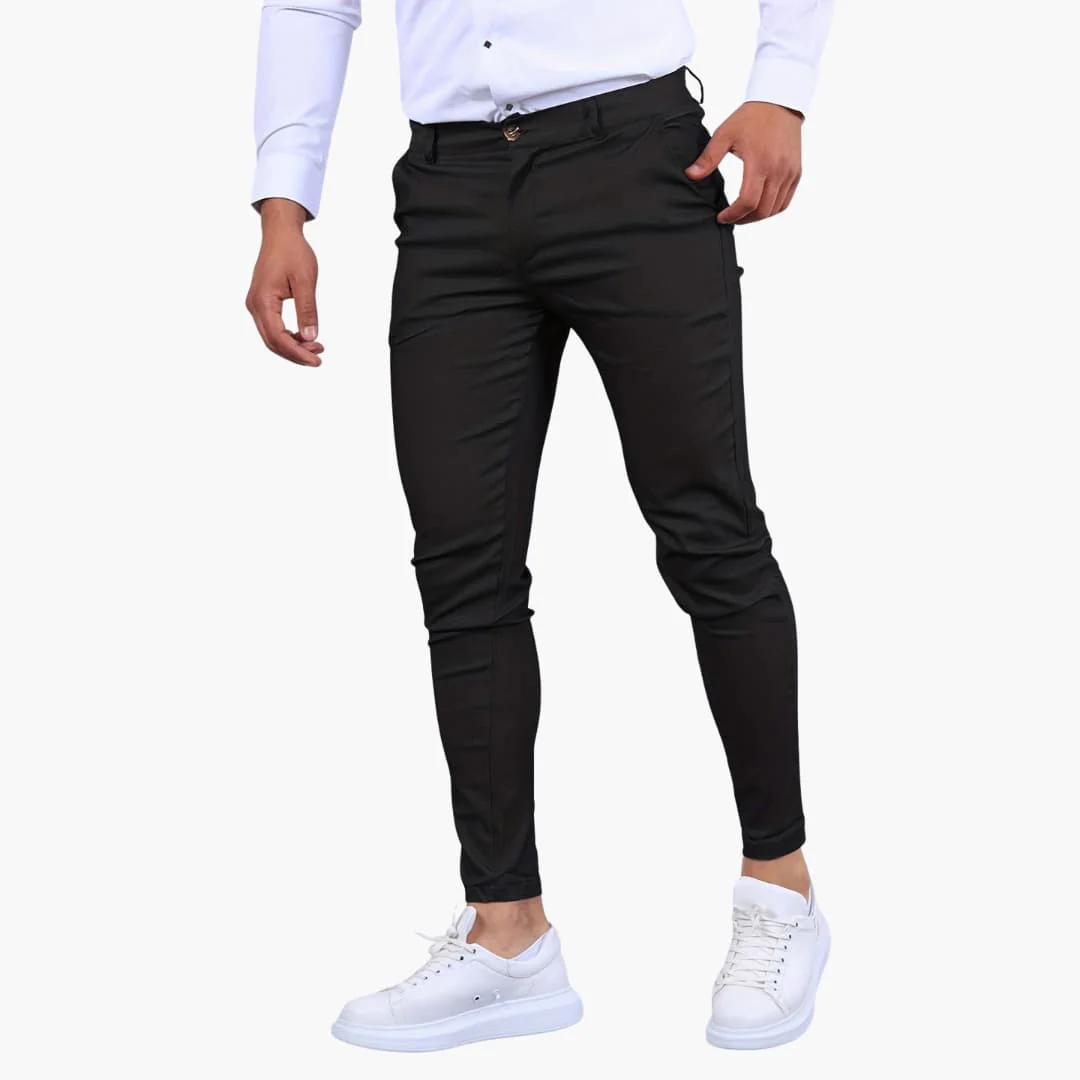 Herren Slim Fit Hose in Knöchellänge mit Taschen - Image 8