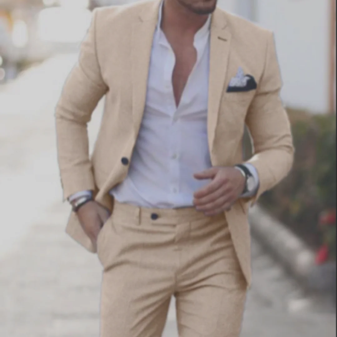 Herren Sommer 2-Teiliger Hochzeitsgast Anzug | Blazer und Hose - Image 9