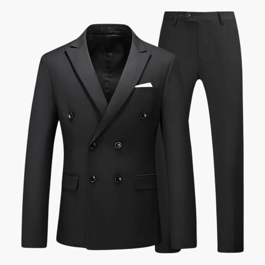 Herren Sommer Anzug zweiteilig mit Sakko und Stoffhose - Image 4