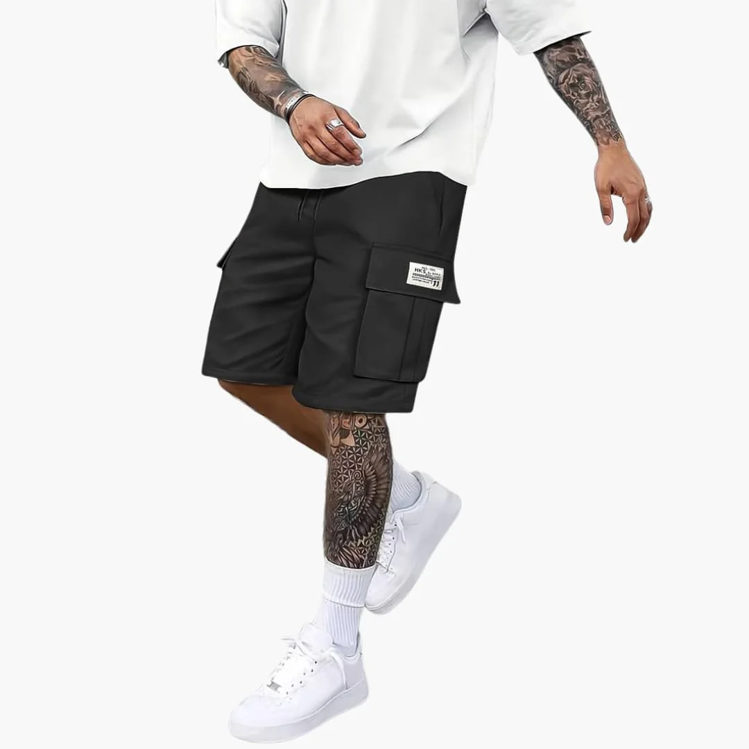 Herren Sommer Cargo Shorts mit Taschen und Kordelzugbund - Image 8