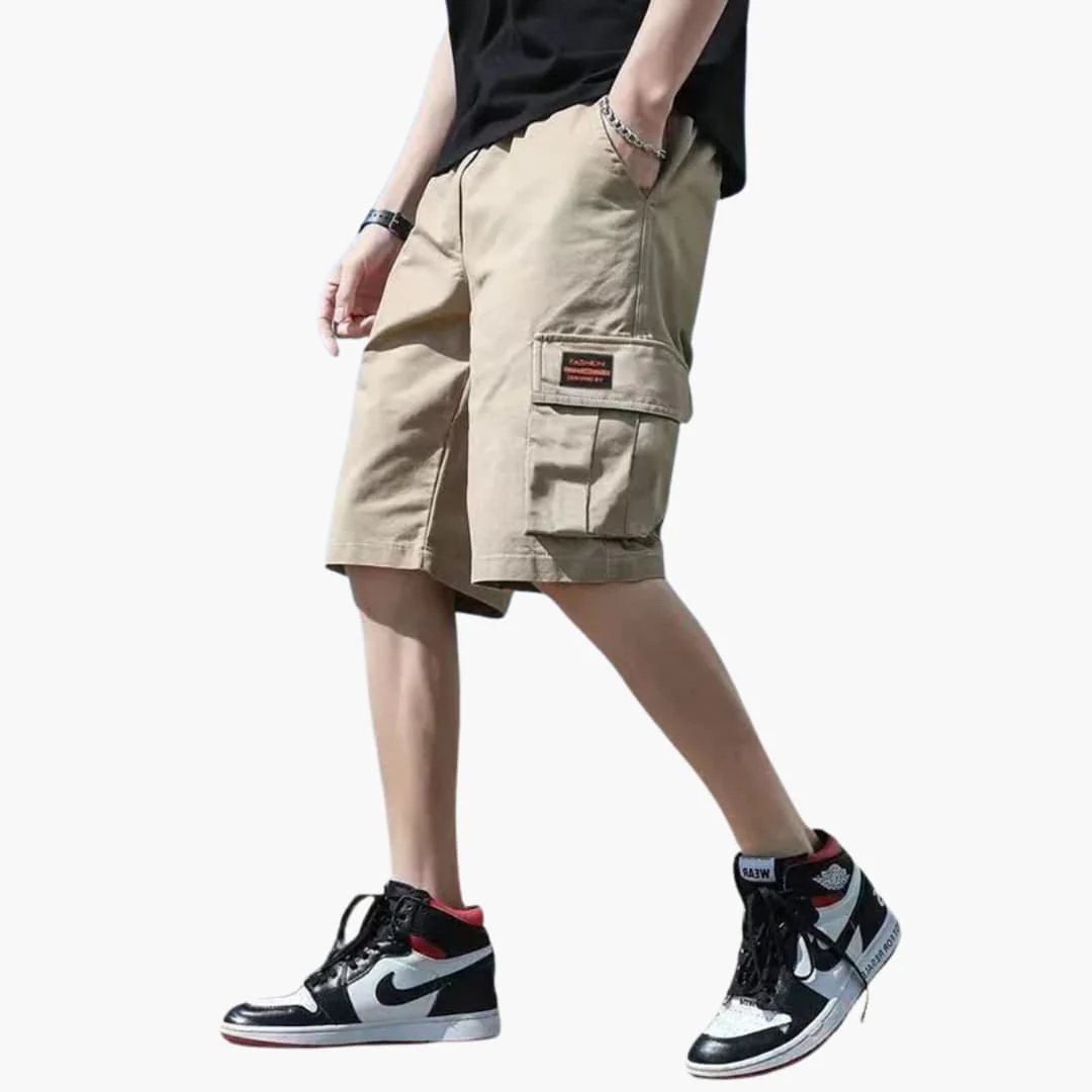 Herren Sommer Cargo Shorts mit Taschen und Reißverschluss - Image 2
