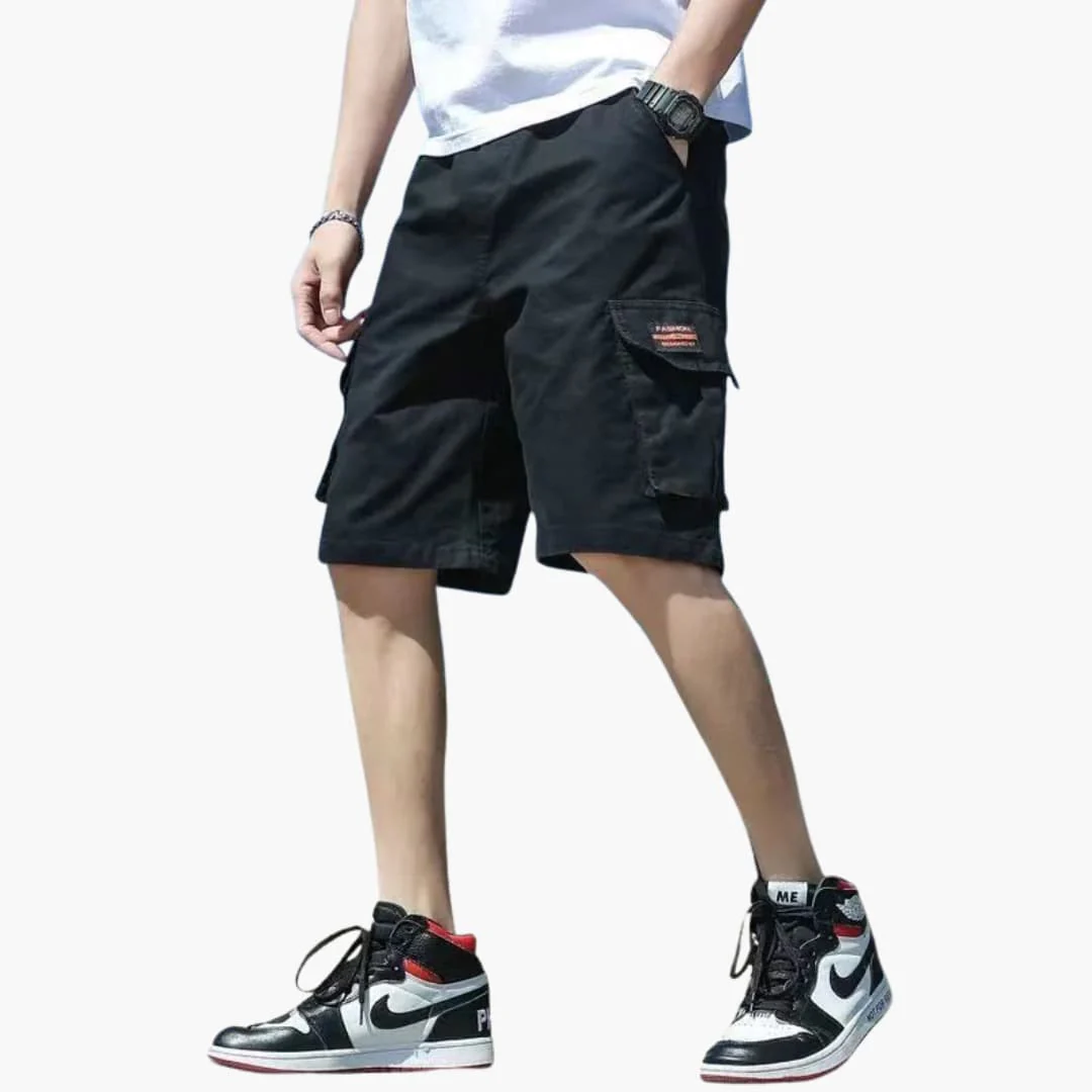 Herren Sommer Cargo Shorts mit Taschen und Reißverschluss - Image 3