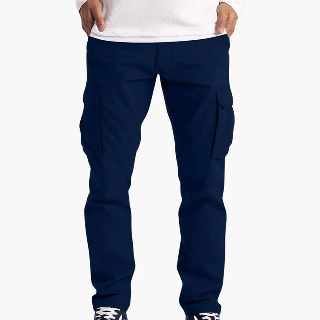 Herren Sommer Cargohose mit Taschen und verstellbarem Bund - Image 2