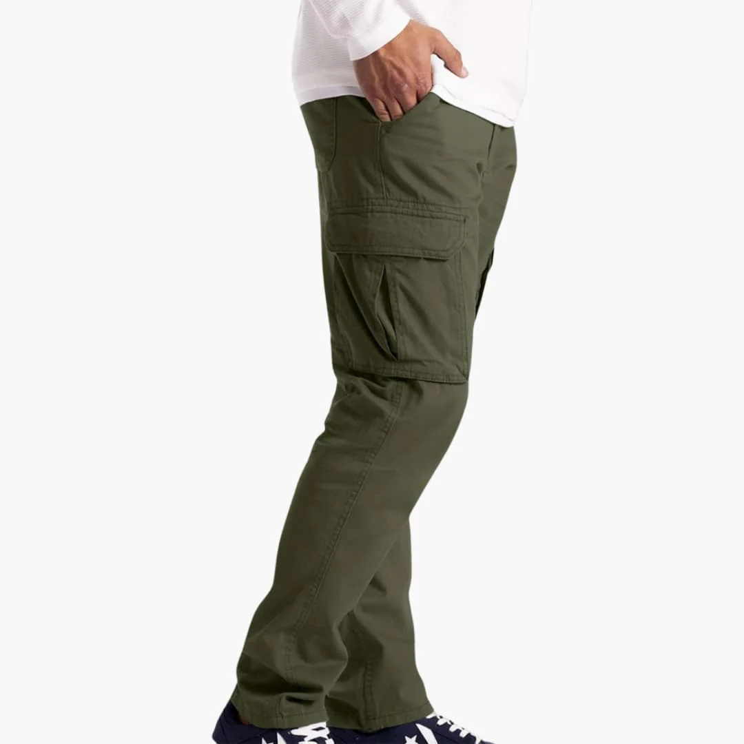 Herren Sommer Cargohose mit Taschen und verstellbarem Bund - Image 3