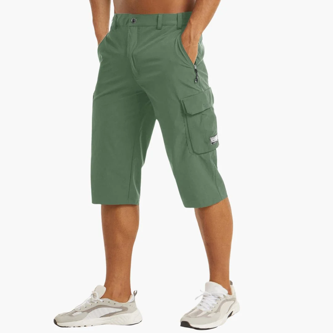 Herren Sommer Cargoshorts mit Stretchstoff und Reißverschlusstaschen - Image 12