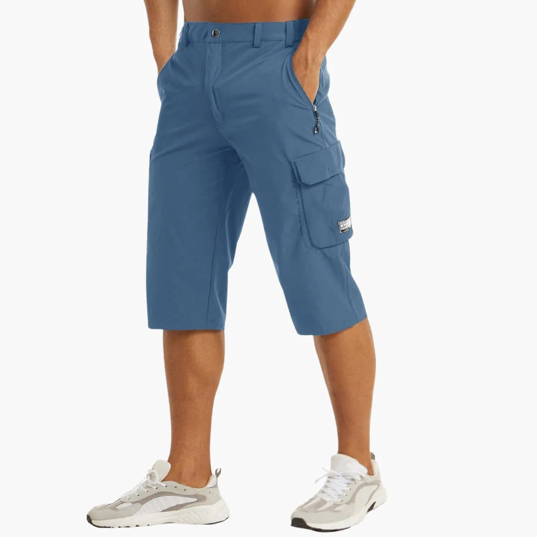 Herren Sommer Cargoshorts mit Stretchstoff und Reißverschlusstaschen - Image 6