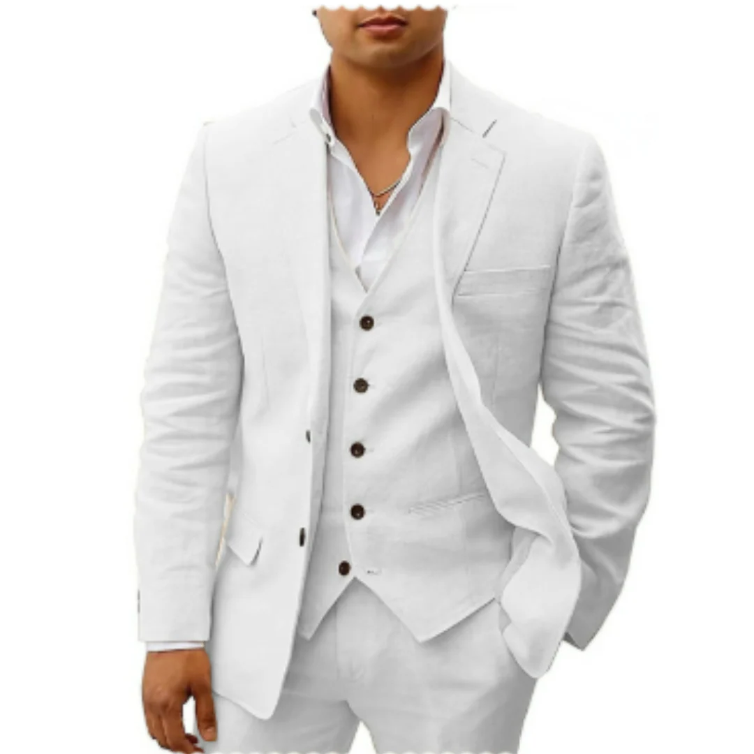 Herren Sommer Hochzeitsgast Anzug | Dreiteiliges - Image 2