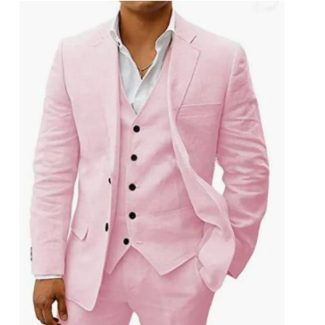 Herren Sommer Hochzeitsgast Anzug | Dreiteiliges - Image 3