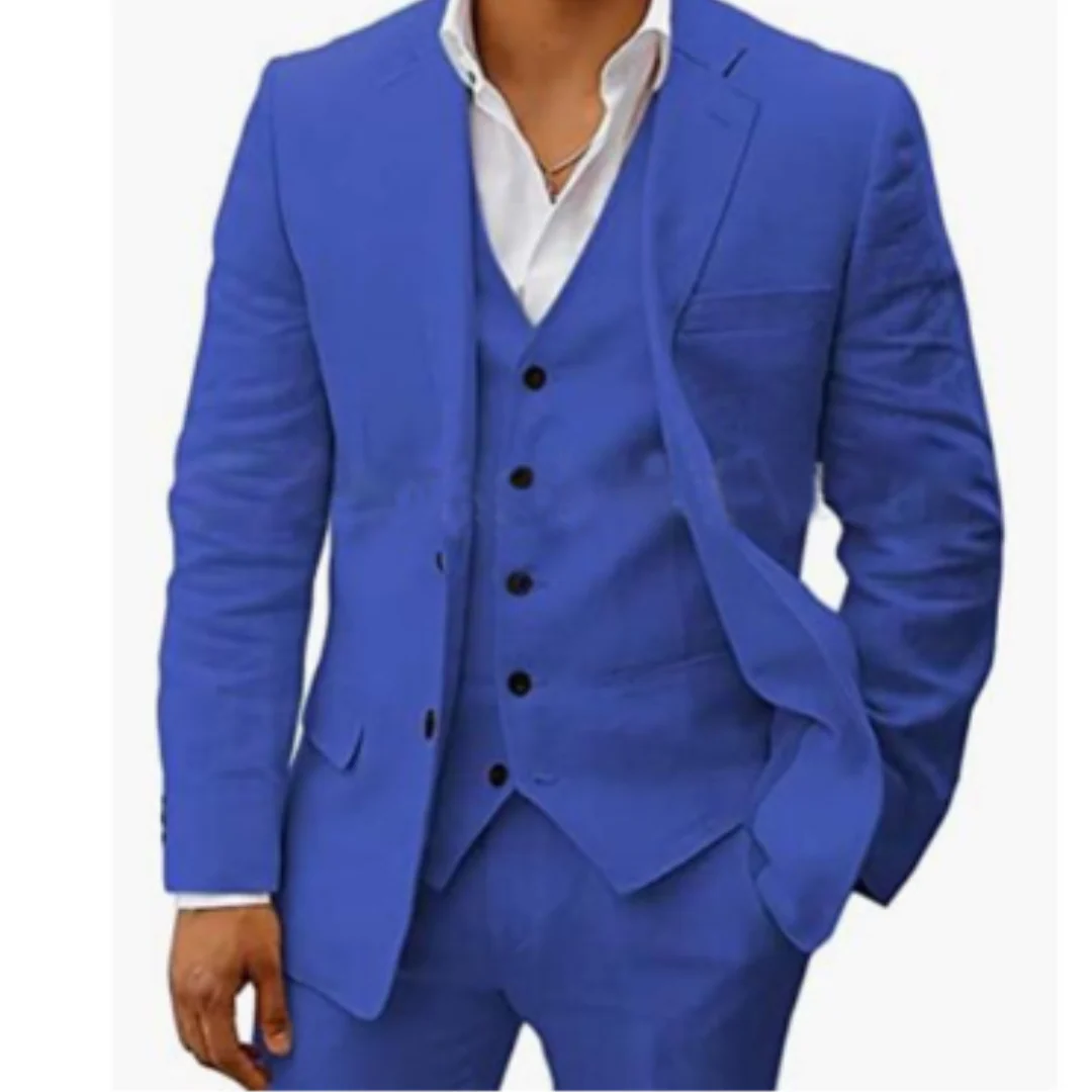 Herren Sommer Hochzeitsgast Anzug | Dreiteiliges - Image 4
