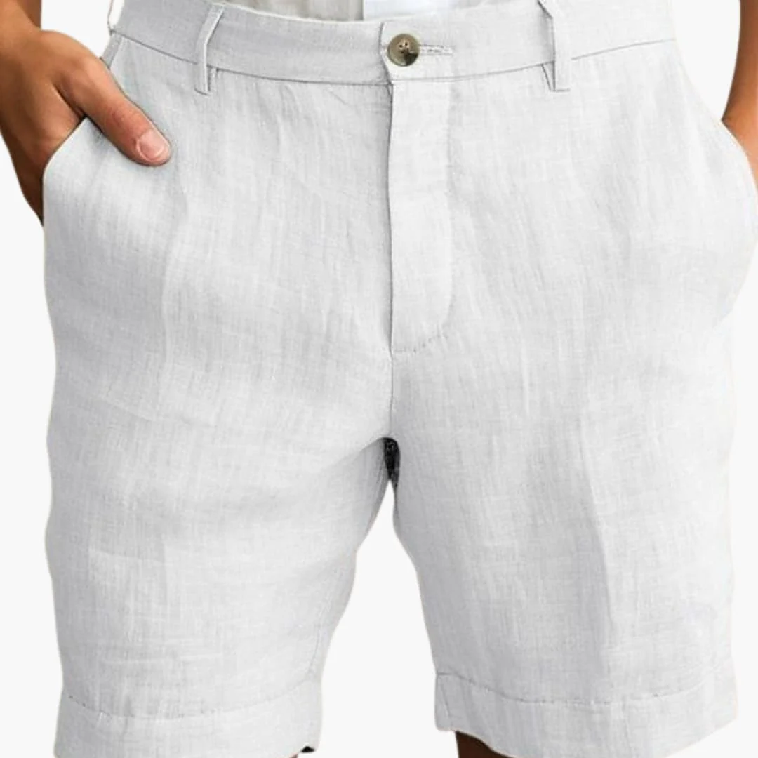 Herren Sommer Shorts mit geradem Bein und Umschlagsaum - Image 2