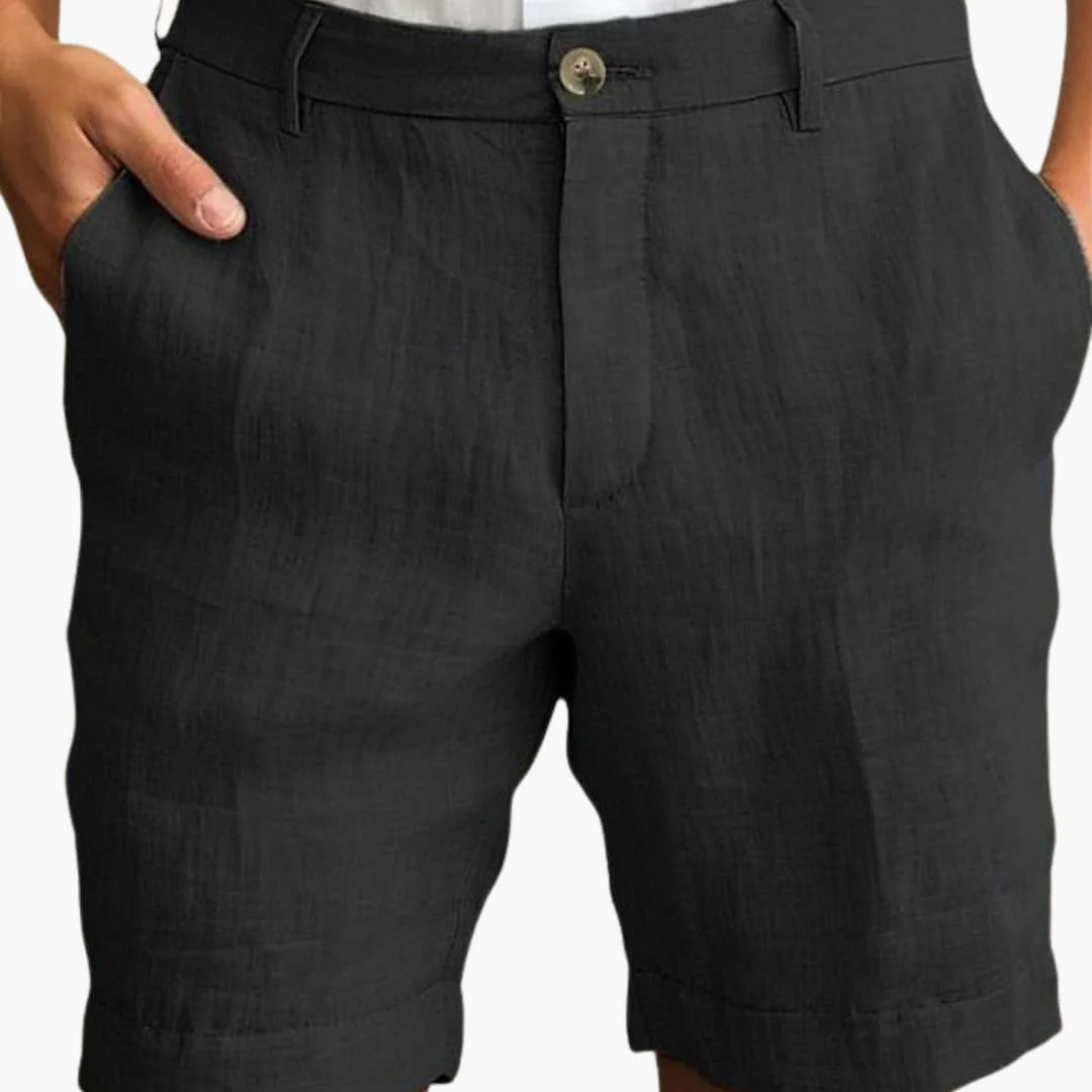 Herren Sommer Shorts mit geradem Bein und Umschlagsaum - Image 5