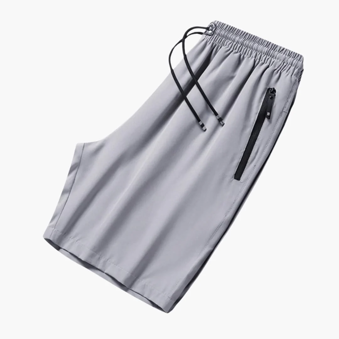 Herren Sommer Shorts mit Reißverschlusstaschen und Kordelzugbund - Image 4