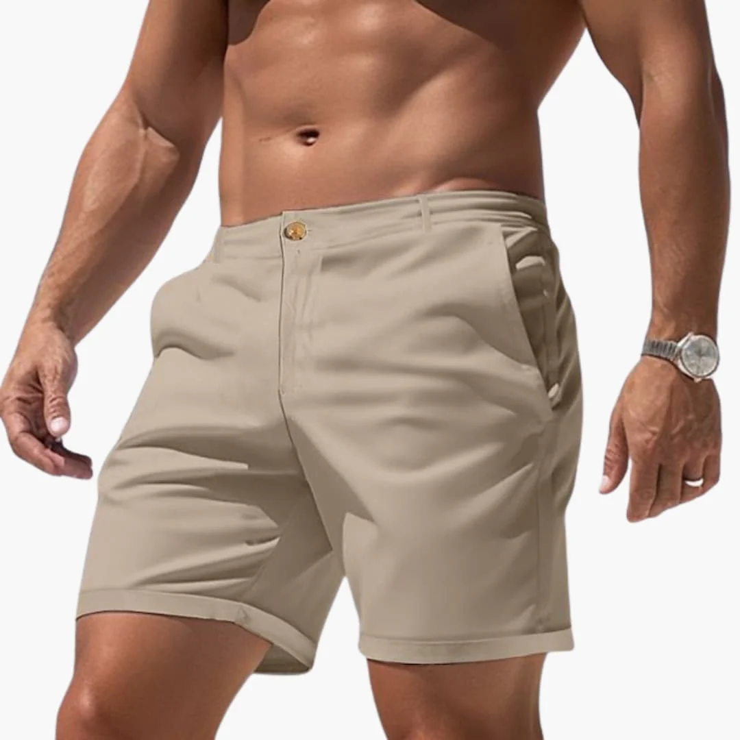 Herren Sommer Shorts mit Seitentaschen und Umschlagsäumen - Image 4