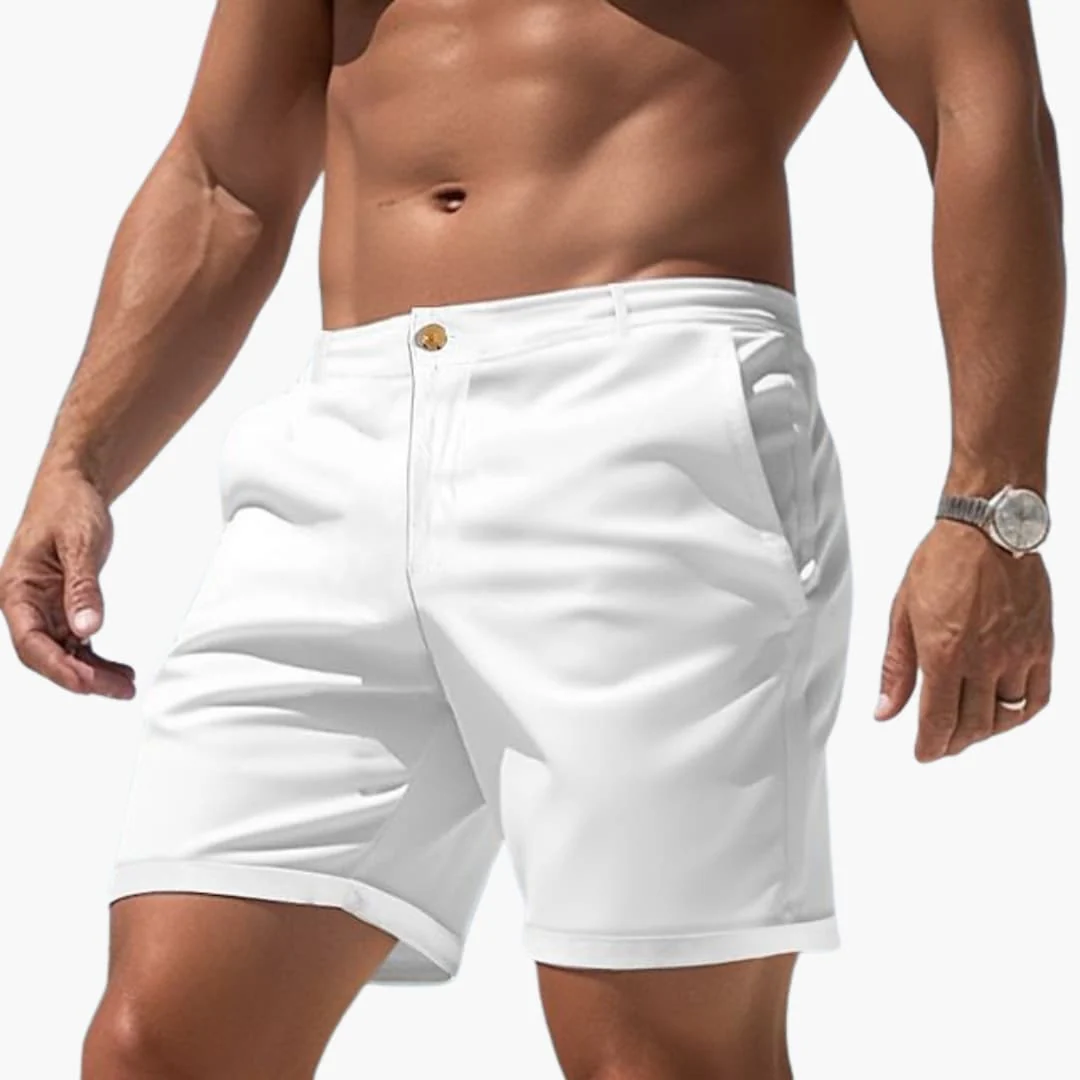 Herren Sommer Shorts mit Seitentaschen und Umschlagsäumen - Image 5
