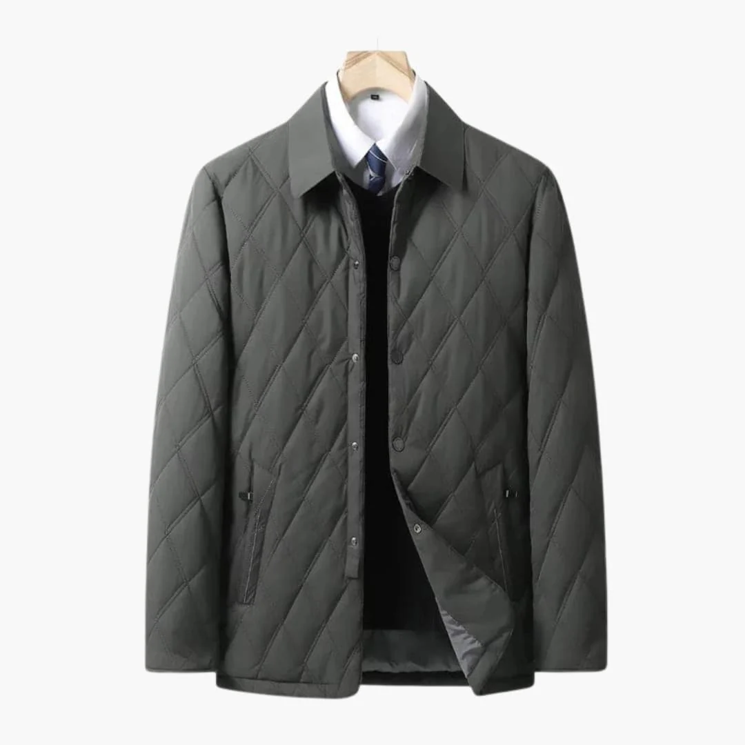 Herren Steppjacke mit Umlegekragen