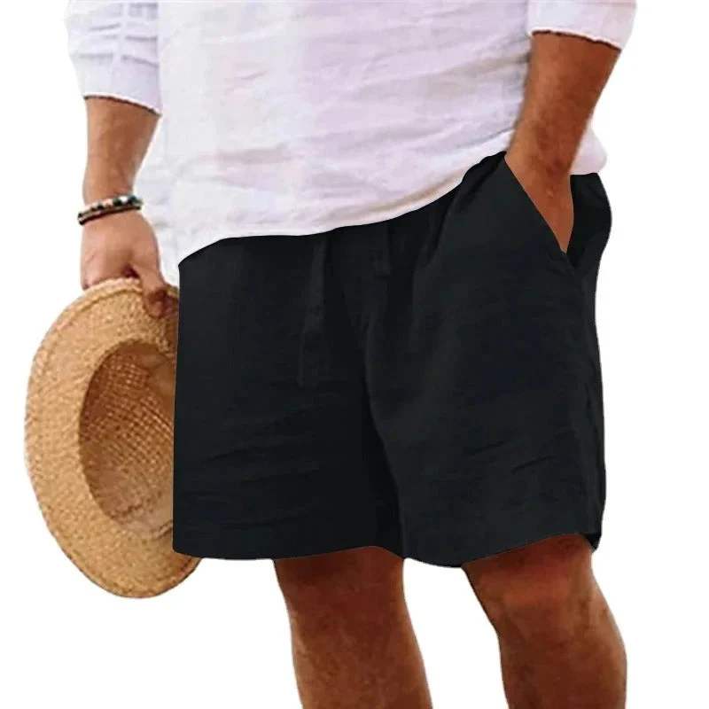 Herren Strandshorts aus Baumwolle und Leinen - Leichtgewicht - Image 5