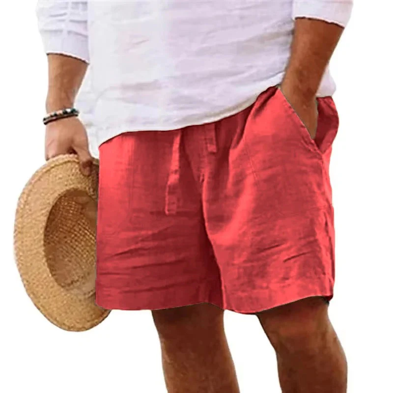 Herren Strandshorts aus Baumwolle und Leinen - Leichtgewicht - Image 7