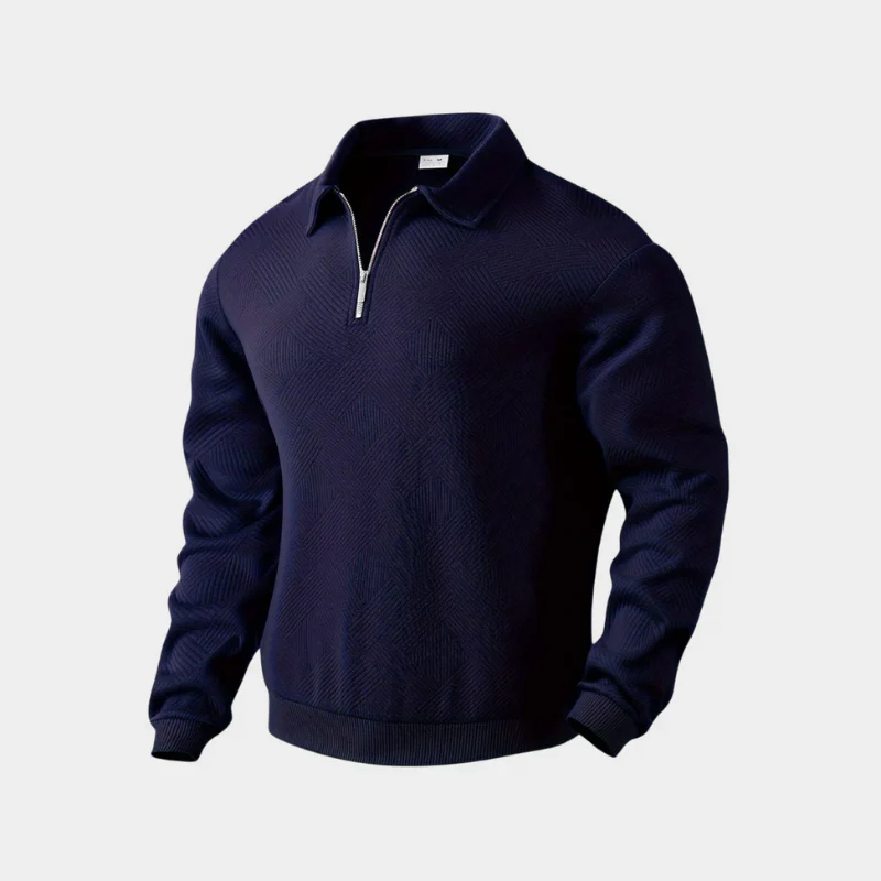 Herren stylischer warmer Pullover | reißverschluss - Image 7