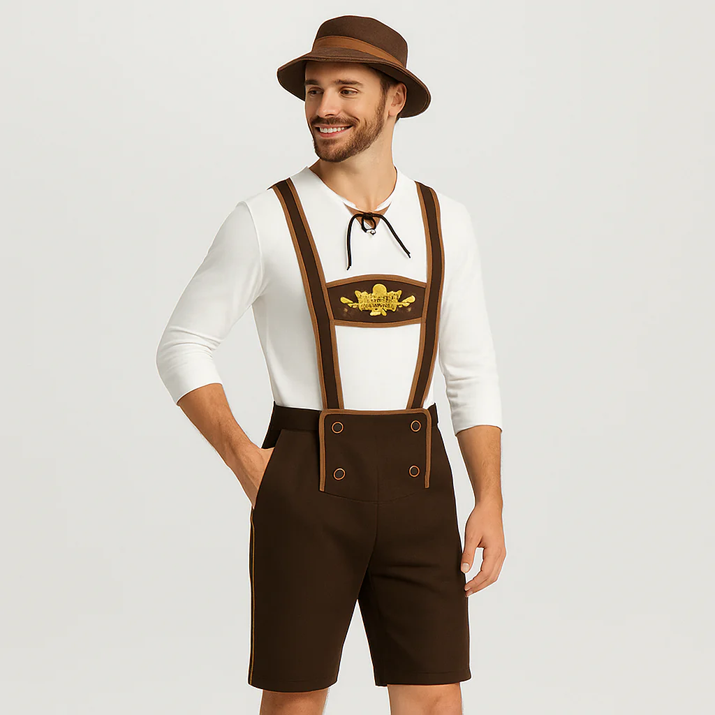 Herren Trachtenkostüm Set – Komplettes Outfit für Oktoberfest & Bierfest - Image 2