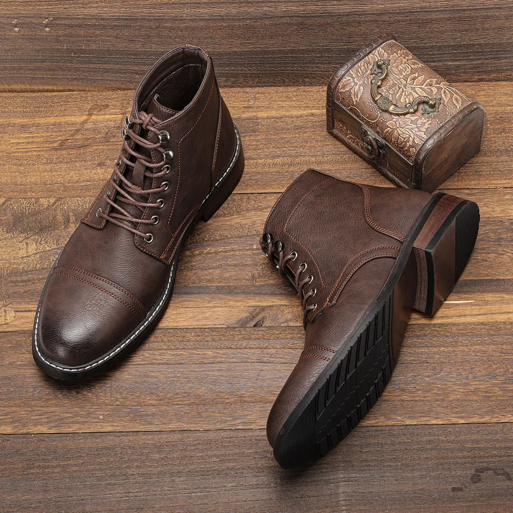 Herren Vintage Classic Stiefel - Image 4