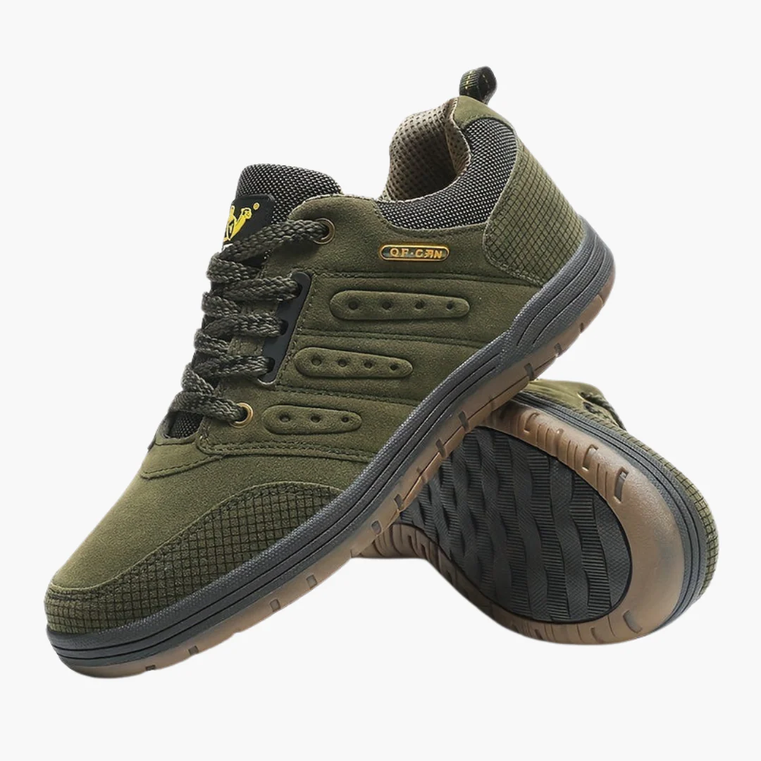 Herren Wanderschuhe mit Schnürverschluss und strukturierter Außensohle - Image 3