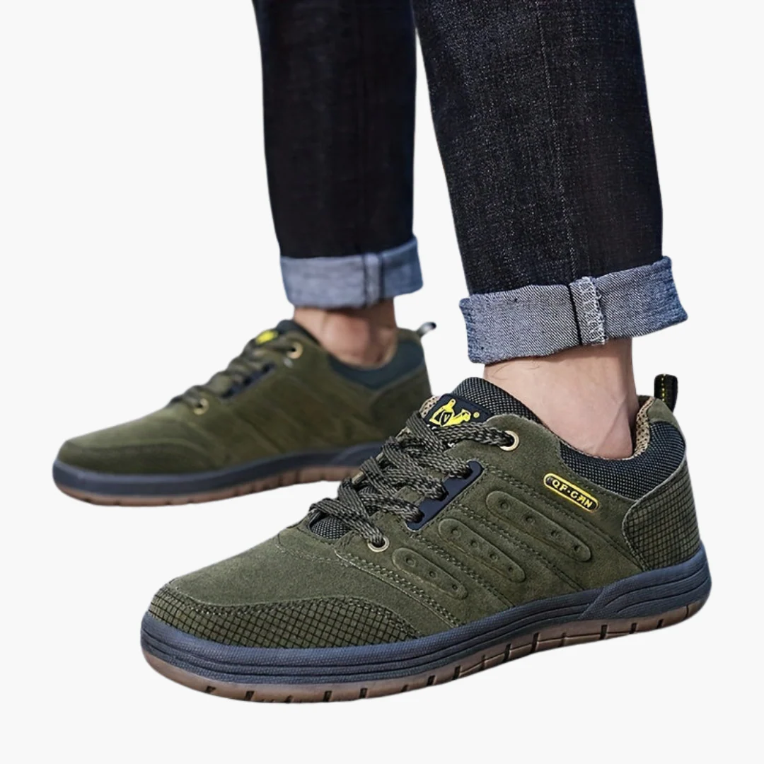 Herren Wanderschuhe mit Schnürverschluss und strukturierter Außensohle - Image 4