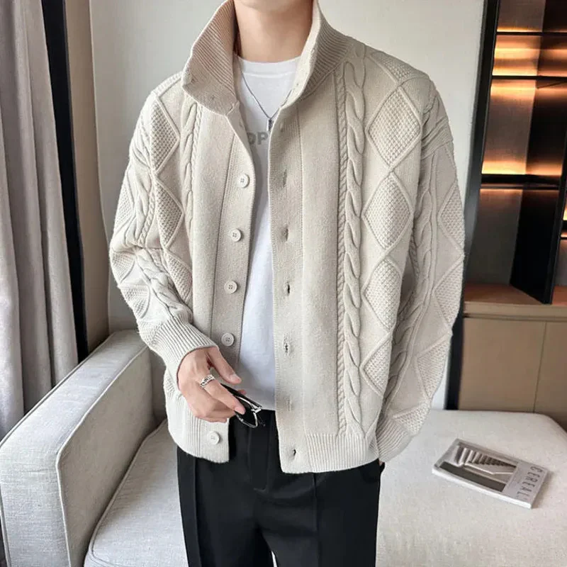 Herren warmer gemütlicher Cardigan | Strick - Image 2