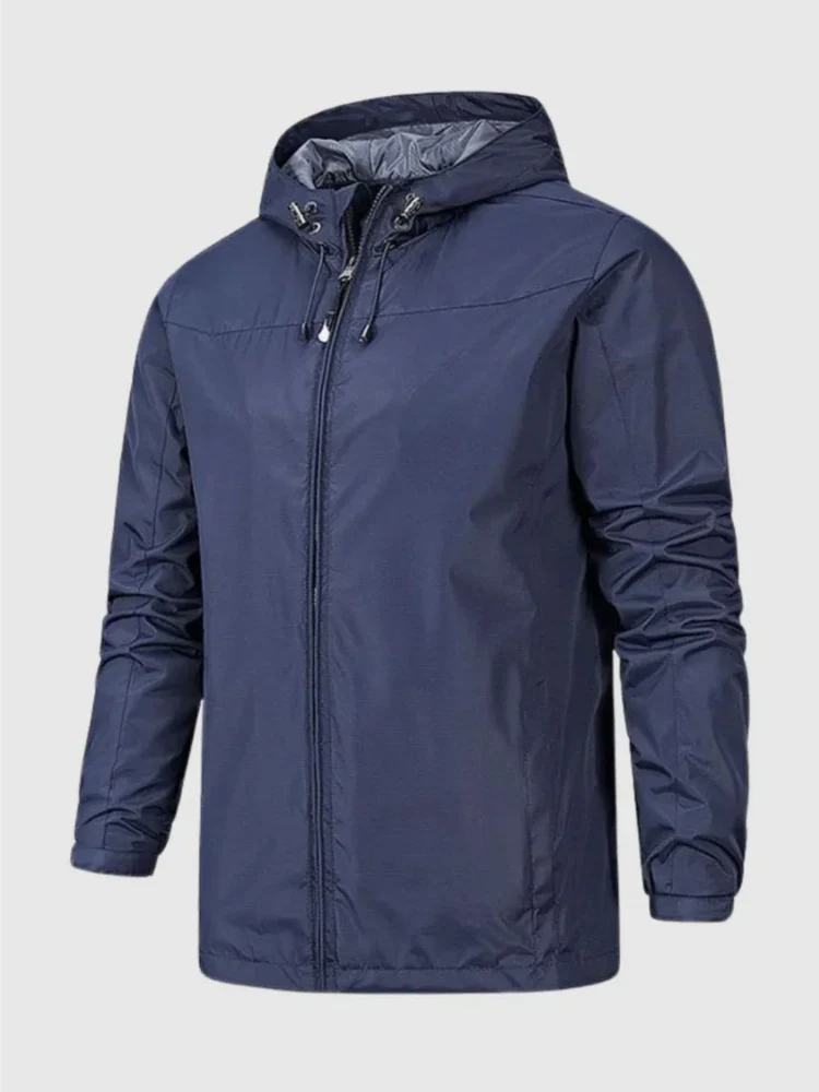 Herren wasserdichte Kapuzenjacke | Ultraleichte