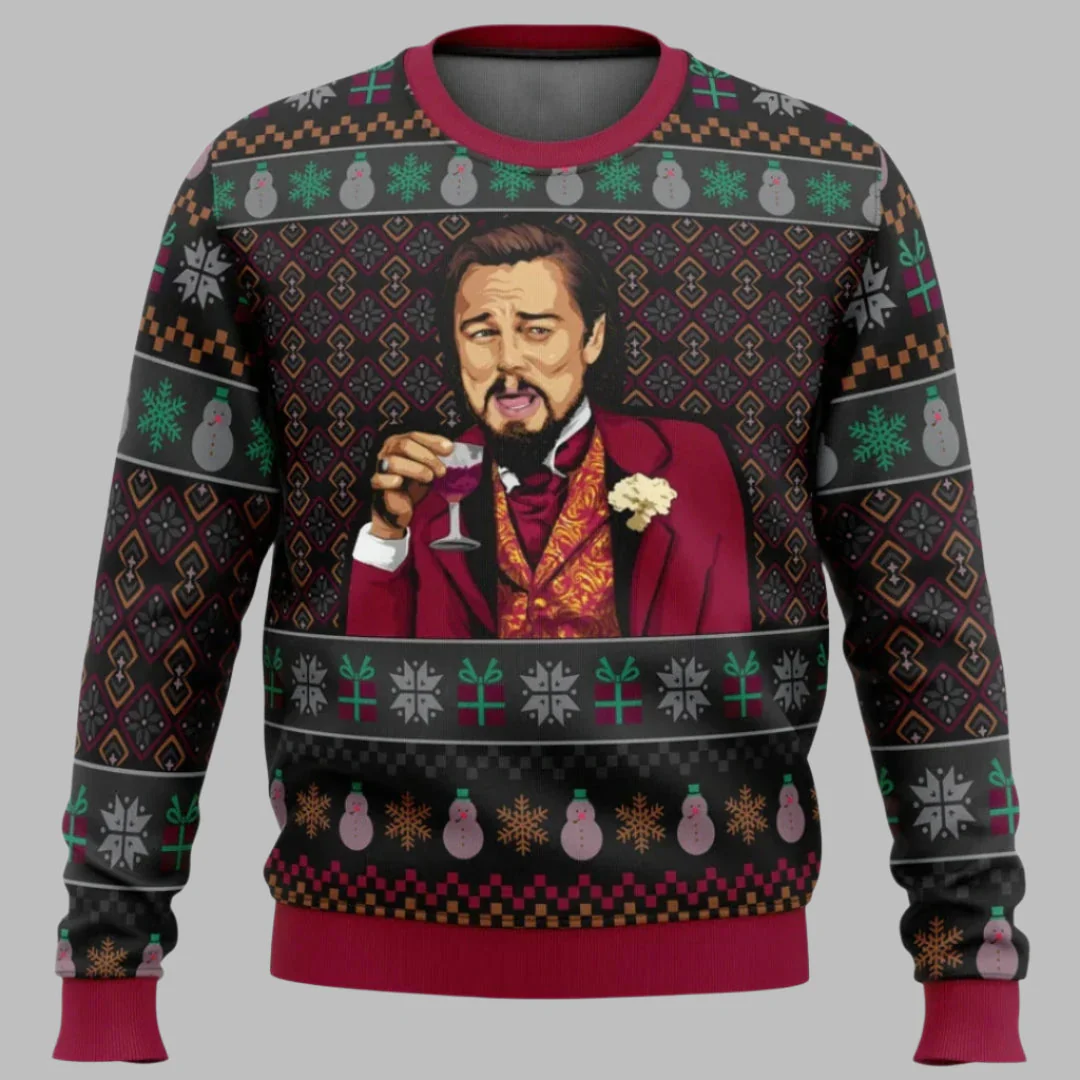 Herren Weihnachts Pullover Festliches Design Warmes Isoliergewebe