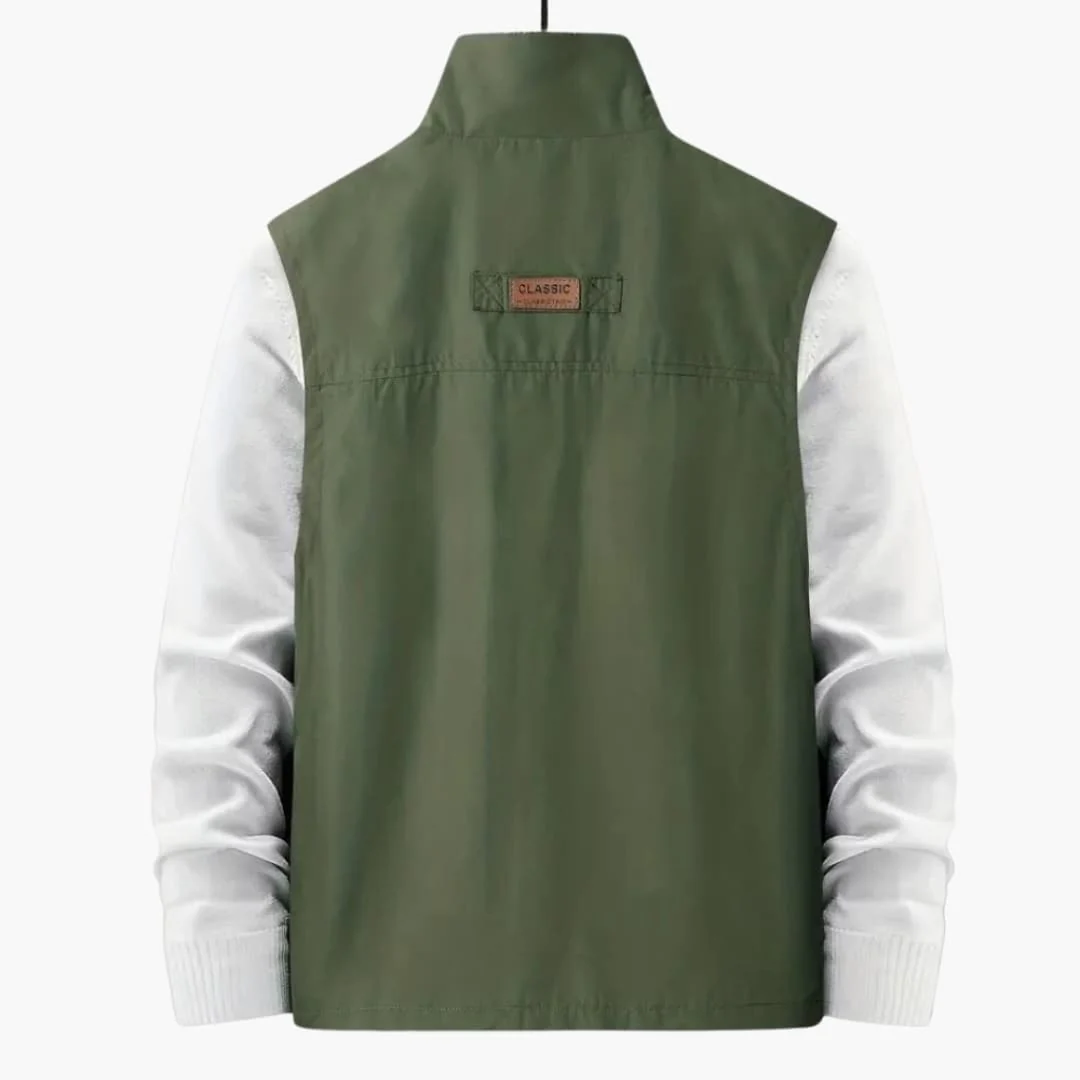 Herren Weste mit Reißverschluss und mehreren Taschen - Image 5