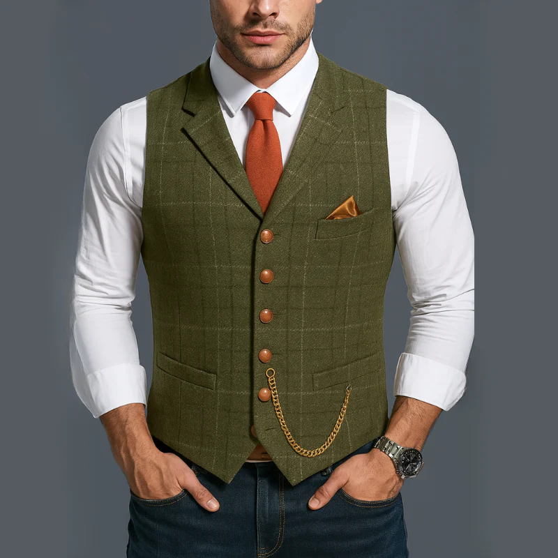 Herren Weste Vintage Stil für Formelle und Informelle Anlässe - Image 4