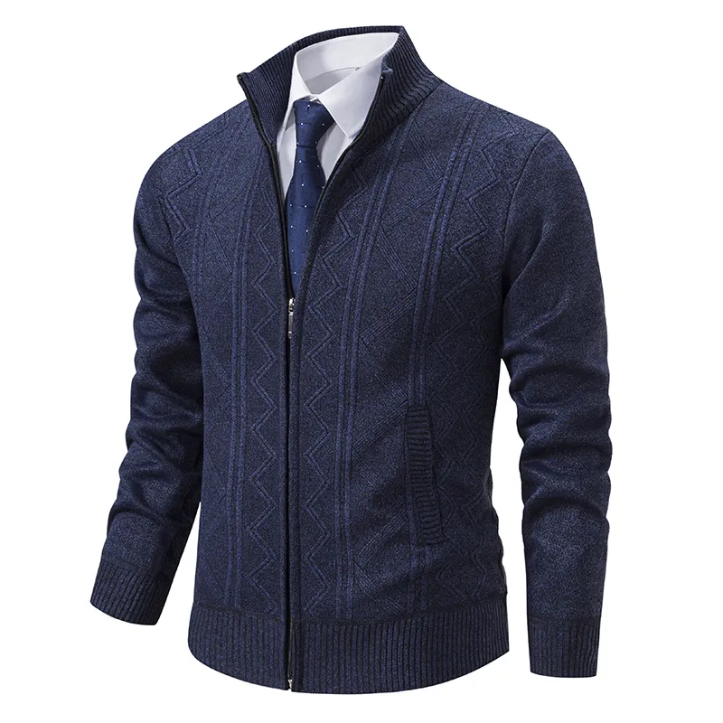 Herren Winter Strickjacke | Mit Reißverschluss - Image 6