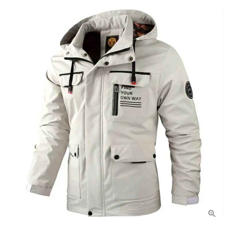 Herren Winterjacke | Kapuzenjacke Mit Taschen