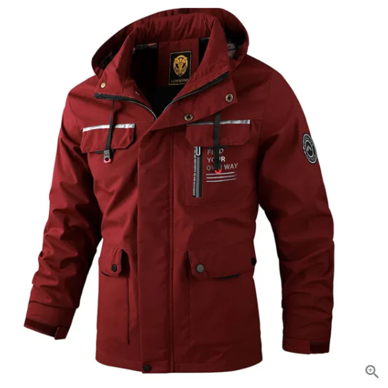 Herren Winterjacke | Kapuzenjacke Mit Taschen - Image 4