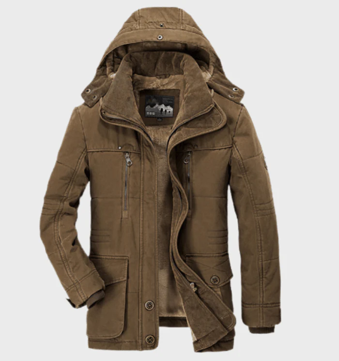 Herren Winterjacke | Kapuzenparka Mit Warmem Innenfutter - Image 5