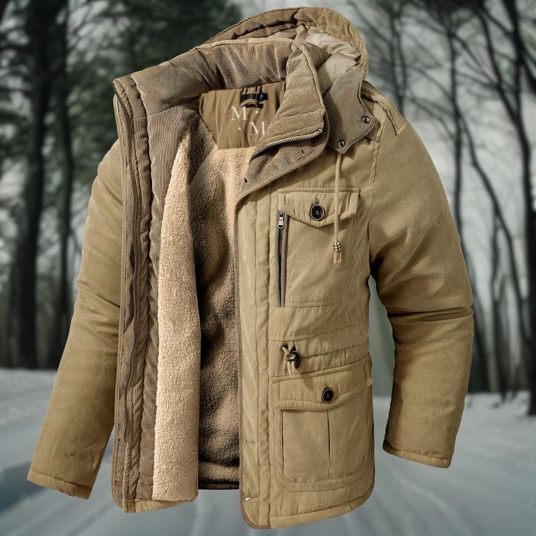 Herren Winterjacke | Lässig mit Kapuze und Taschen - Image 2