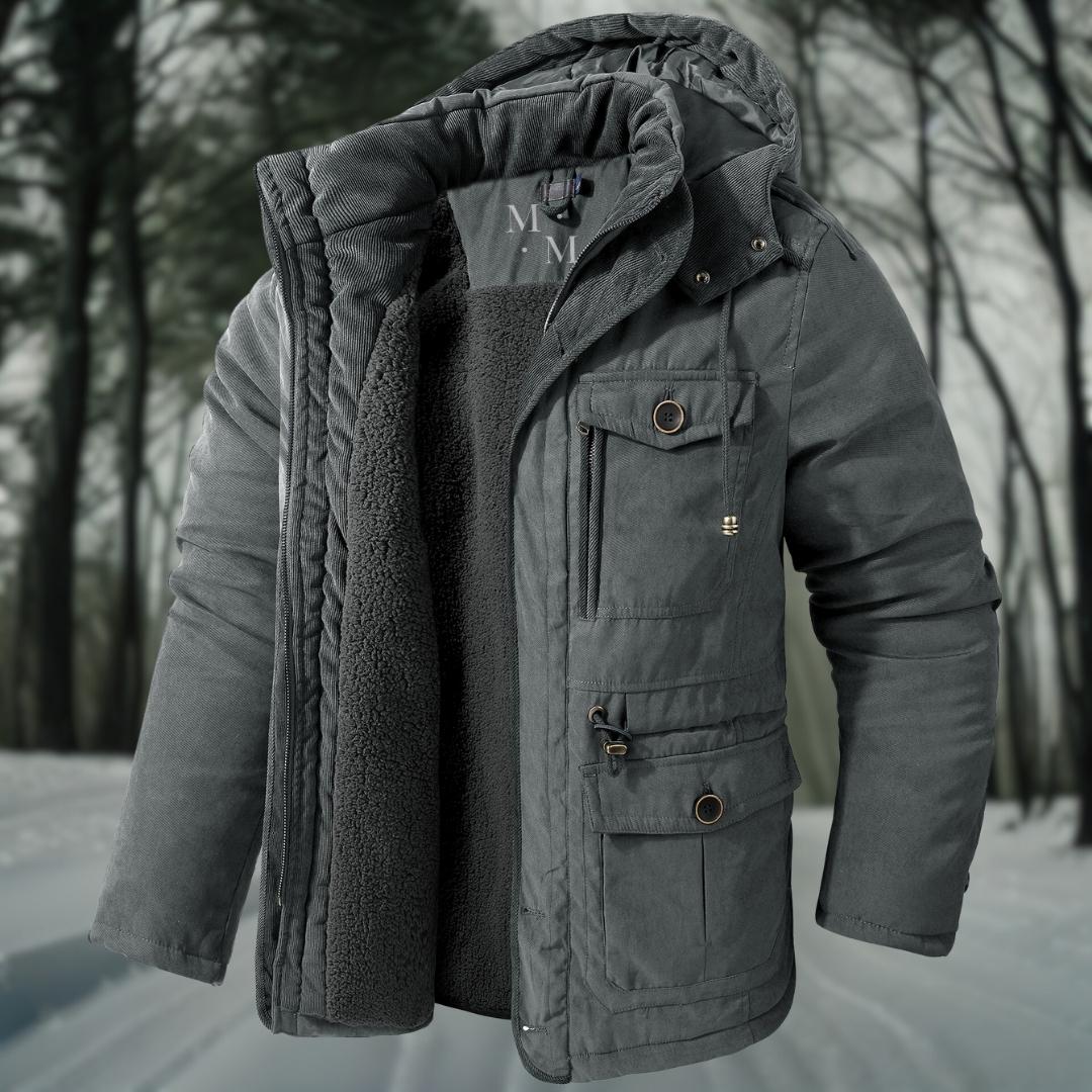 Herren Winterjacke | Lässig mit Kapuze und Taschen - Image 5
