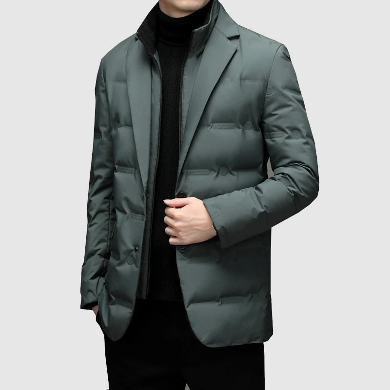 Herren Winterjacke | Slim Fit Gestepptes Design - Image 2