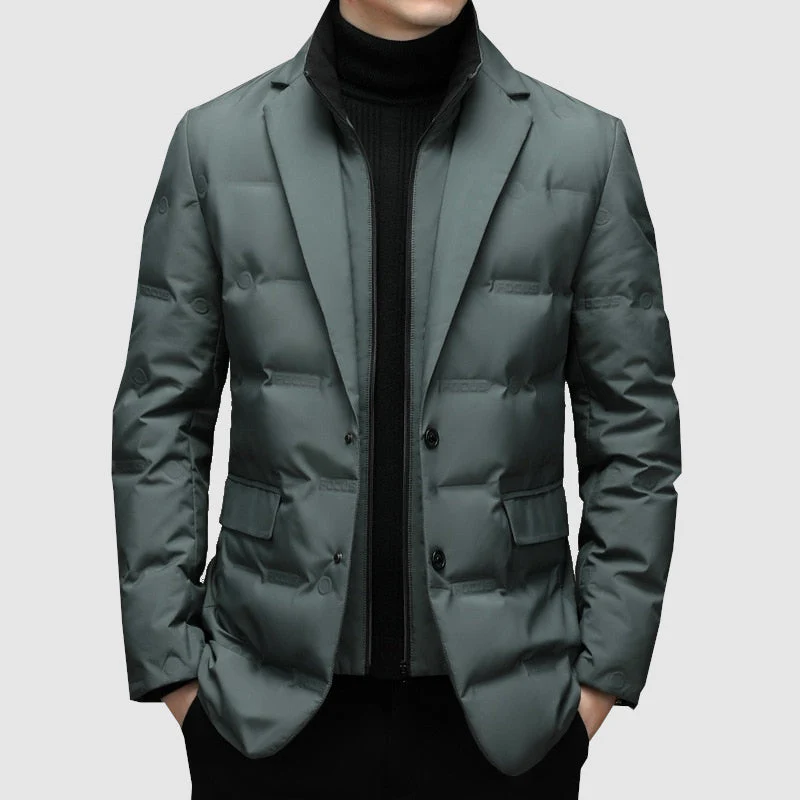 Herren Winterjacke | Slim Fit Gestepptes Design - Image 4